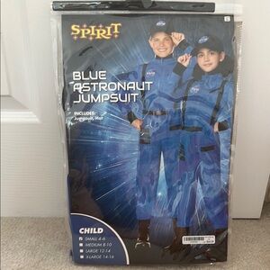 Spirit Blue Astronaut Jumpsuit Costume for Kids